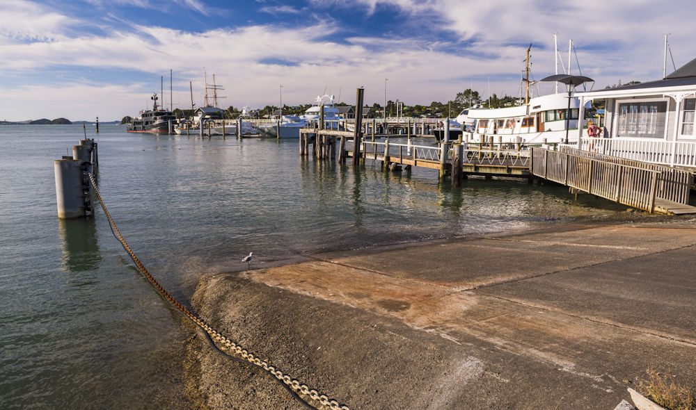 boat ramp and marina