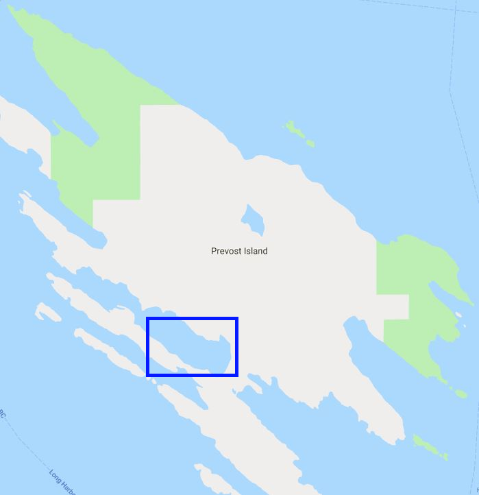 Annette Inlet Anchorage – Prevost Island