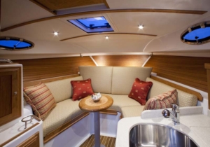 Life on a Yacht - living area