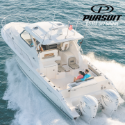 Pursuit OS355 Offshore at Van Isle Marina