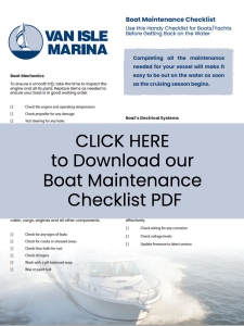 boat maintenance checklist PDF cover image