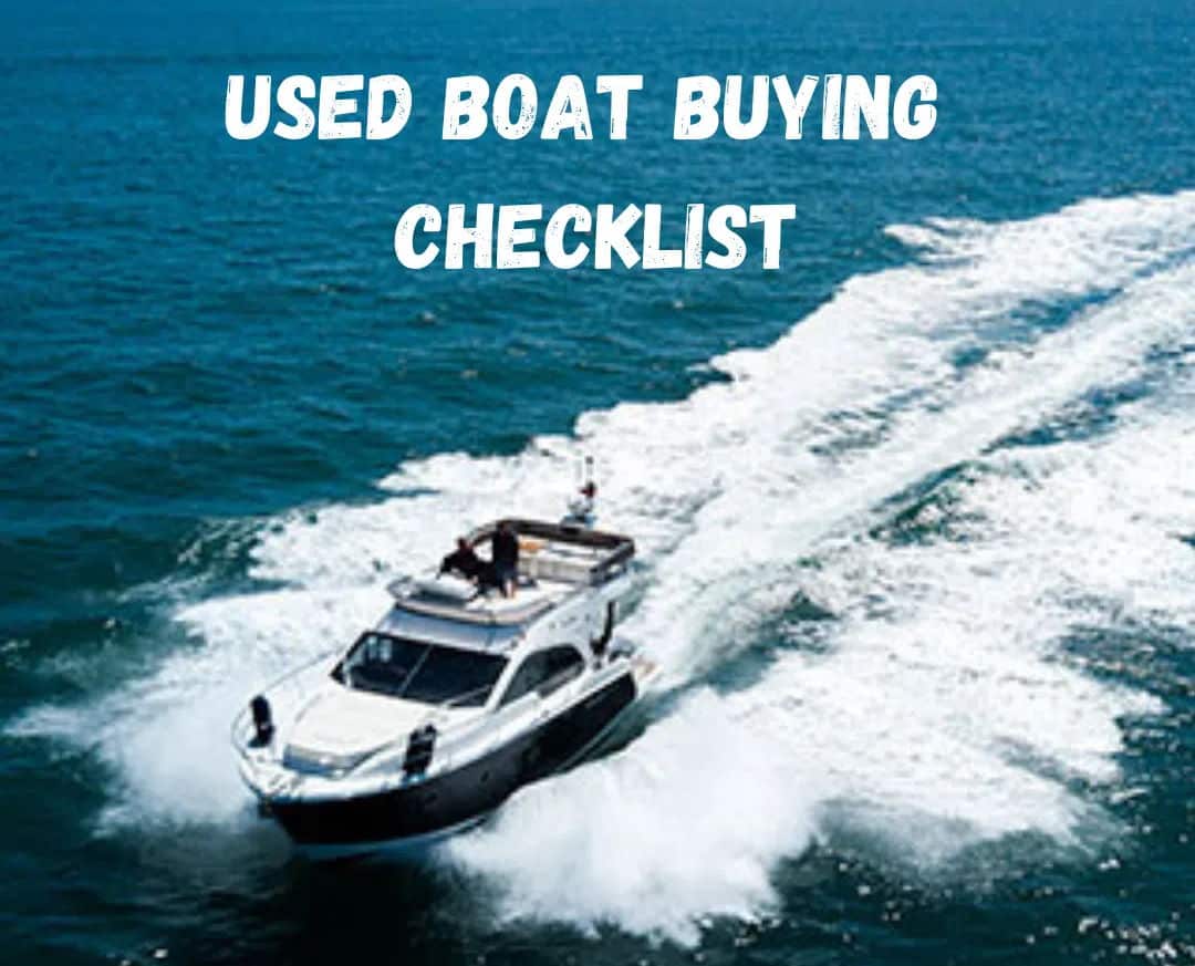 used boat buying checklist