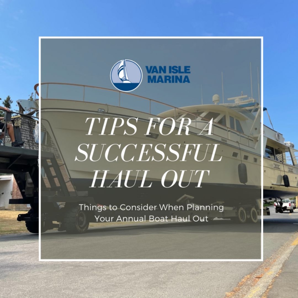 boat haul outs - Van Isle Marina