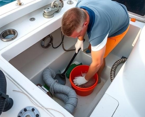 Cleaning bilge