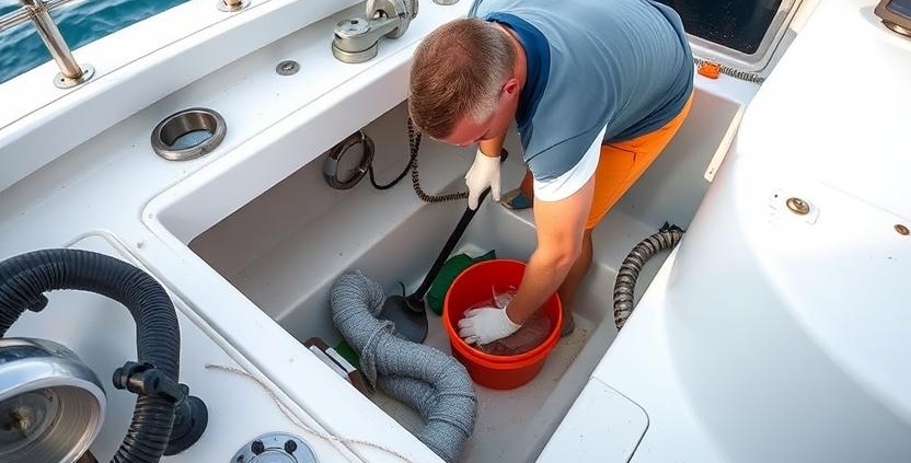 Cleaning bilge