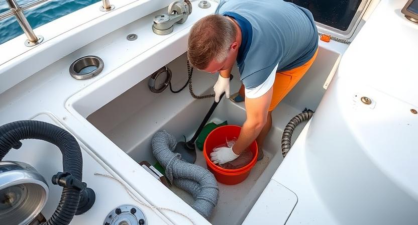 Cleaning bilge
