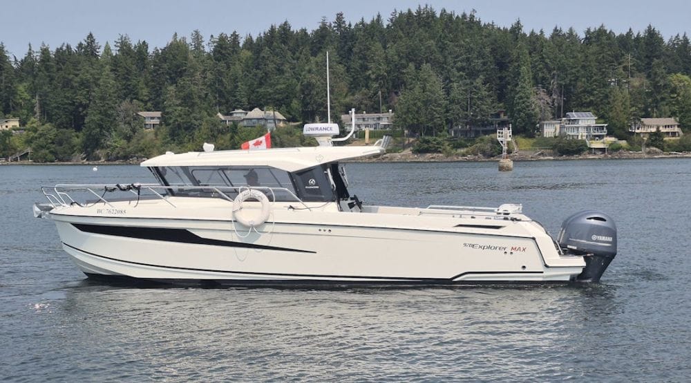 Parker Poland Max on the water