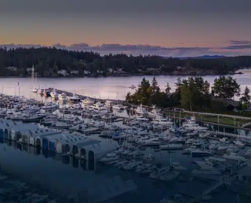 marina from above