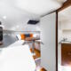 the cabin below deck