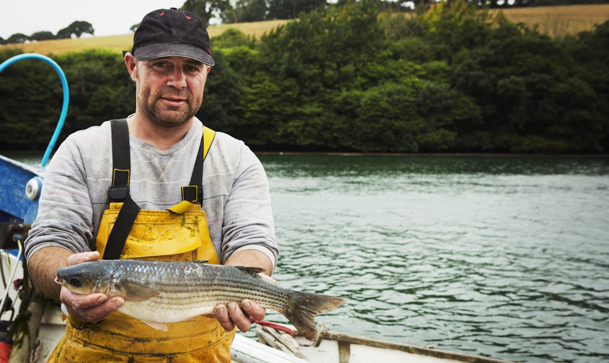 holding a fish