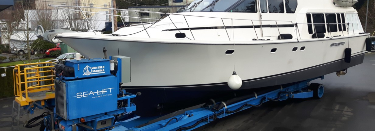 Van Isle Marina Spring Haul Outs and Sealift