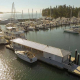 aerial view of fuel dock