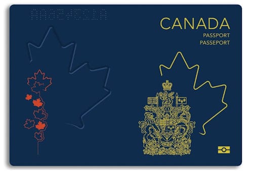 new Canadian passport