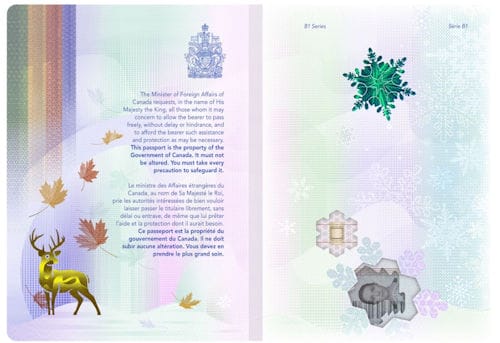 inside of new passport