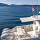 Pursuit boat with Canada flag